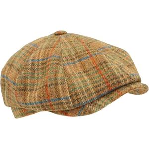 Riki Browns Coppola Lana Berretto Irlandese Invernale Uomo Newsboy Made in Italy