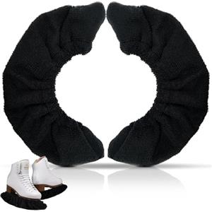 MQIAN Copri Pattini, 1 Paio Paralame Pattini da Ghiaccio, Protezioni per Lame per Pattini da Ghiaccio, Copri Lama Pattini Ghiaccio, Coprilama Pattini Ghiaccio Elastiche, Accessori Pattini Ghiaccio