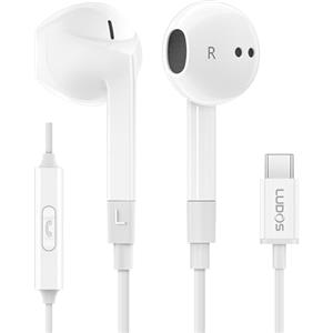 LUDOS FEROX Cuffie USB C, Garanzia 5 Anni, Auricolari USB C In-Ear per iPhone 17 16 15 Pro Max Plus Air iPad Pro Air, Cuffie Type C con Microfono per Samsung Galaxy S24 S23 Ultra S22 S21 FE S20 Z