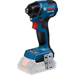 Bosch Professional 18V System Avvitat. massa battente batt. GDR 18V-220 C (fino a 3.400 giri/min, coppia di 220 Nm, mot. brushless, senza batt. e caricabatt., incl. 1 clip cintura, 1 att. portabit)
