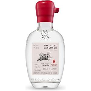 The Lost Explorer Mezcal Espadin, Artigianale, 100% Agave, 42°, Bottiglia in Vetro Riciclato, 20cl, Tappo in Cera d'Api Naturale