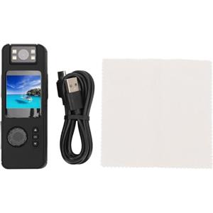 NUMNBE Mini Dash Cam Portatile con Telecamera Nascosta, Bodycam 1080P, Collana da Indossare - Immagini Chiare a Risoluzione Alta, Ideale per Sport e Animali Domestici