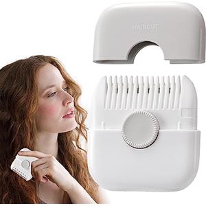 SKUDA Pettine tagliacapelli | Tagliacapelli 2 in 1 taglia capelli,Design staccabile a doppia testa con copertura antipolvere per le doppie punte dei capelli rotti Viaggia a casa Skuda