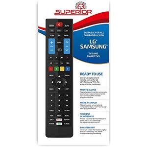 Re-Flix Telecomando universale per TV adatto per LG 28MT49VF-PZ 42LA6928 47LA8609 50PW451 65UK6950 55UN81003LB