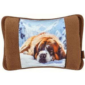 NARCISO Borsa Acqua Calda Elettrica per Ciclo, Mani, Schiena, Riscaldante, Scaldino Elettrico da Letto Scaldaletto Portatile, Boule Acqua Calda Elettrica, Sicura, Riscalda Velocemente (Dog)