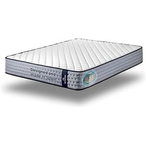 Cecotec Materasso Memory Singolo e Molle Insacchettate Flow 6700 Hybrid 120x190.Multistrato, Altezza 26cm, Durezza, Indipendenza Letti, Traspirante, Ergonomico, Doppio Lato, Anallergico Antiacaro