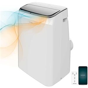 Cecotec Force Clima 14750 Climatizzatore portatile Cold&Warm Connected con telecomando, WiFi e pompa di calore, 14000 BTU, schermo LED, 5 modalità, 5 modalità, copertura 30 m2