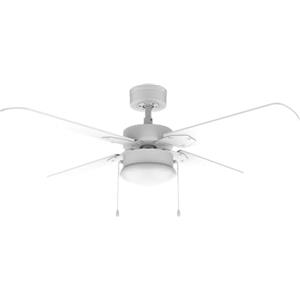 Cecotec - Ventilatore da Soffitto con luce EnergySilence Aero 450 FullWhite 50 W, 106 cm, 3 Velocità, 4 Pale Reversibili e Modalità Inverno-Estate