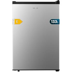 Cecotec Mini Frigo Portatile Bolero CoolMarket TT 133L Inox. Frigo Mini 133L, 83,5 cm Altezza, Porta Reversibile, Crisper Box, LED Interno, Defrost, Controllo Temperatura Meccanico