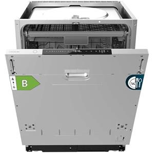 Cecotec Lavastoviglie da incasso Bolero Aguazero 8001 Full BI B. Integrabile, 14 coperti, Classe B, Motore Inverter Plus, 8 programmi, 3 vassoio, Dry+, Splash 360, AutoClean, Filtro Antibatterico