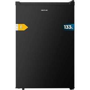 Cecotec Mini Frigo Portatile Bolero CoolMarket TT 133 L Black. 133L, Classe E, Design Compatto, Crisper Box, LED, Defrost, Porta Reversibile, Misure 55,1x57,5x83,5 cm, Ideale per Bevande