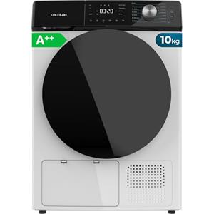 Cecotec Asciugatrice a Pompa di Calore 10 kg Bolero Dresscode Dry 10350, A Basso Consumo, 14 Programmi, Asciugatura Automatica, Funzione SpaCare, Facile da Stirare, 4 Livelli di Intensità
