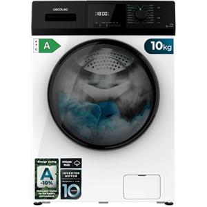 Cecotec Lavatrice Carica Frontale 7 Kg Bolero Dresscode 7410 Inverter A. 1850W, 1200 giri/min Regolabile, 16 Programmi, Motore Inverter Plus, Bassi Consumi, Vapore, Sterilizzazione Indumenti