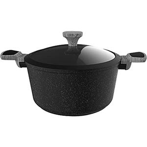 Cecotec Polka Exclusive 24 Pentole Woodrock. Diametro 24 cm, manico in bachelite freddo, alluminio forgiato, rivestimento antiaderente in teflon