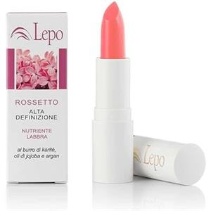 LEPO | Rossetto Alta Definizione N. 11 Arricchito con Burro di Karité, Olio di Jojoba e Olio di Argan, Labbra Idratate e Definite
