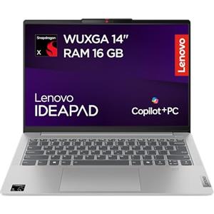 Lenovo IdeaPad Slim 5 Notebook Copilot+ PC 14'' WUXGA (1920x1200), Snapdragon X X1-26-100, RAM 16 GB, 1 TB SSD, Windows 11 Home, WiFi 7 - Cloud Grey