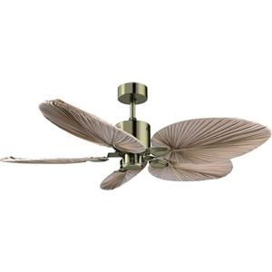 Cecotec - Ventilatori da Soffitto EnergySilence Aero 5200 Natural Palm - 35 W, Diametro 127 cm, 4 Pale Naturali, Timer 8 Ore, 6 Velocità, Telecomando, Estate/Inverno, Design Regolabile