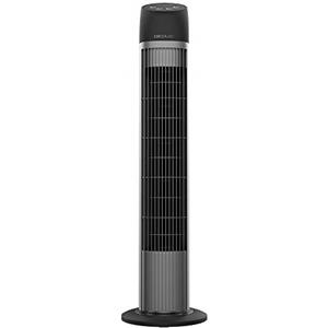Cecotec EnergySilence 7050 - Ventilatore a torre di controllo SkyLine, 45 W, altezza 33", motore in rame, 3 velocità, oscillazione, timer 3h, indicatore di funzione LED, telecomando