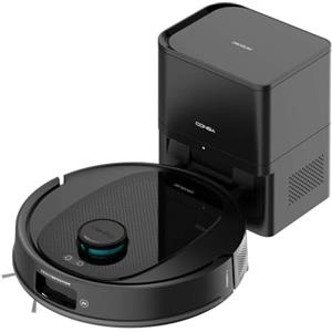 Cecotec Robot Aspirapolvere e Lavapavimenti con Base Autopulente Conga Y80. Navigazione Laser e IA, Potenza Aspirazione 13000Pa, Base con Serbatoio 2.5L, Autonomia fino a 220m², Controllo App 3.0