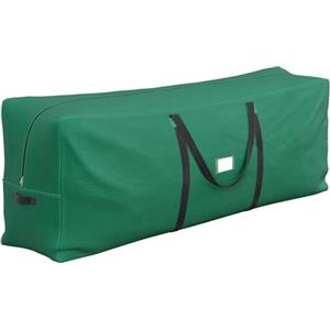 SONGMICS Custodia Porta Albero di Natale, Sacco per Albero Artificiale Fino a 270 cm, Borsa in Tessuto Oxford 600D Impermeabile e Antipolvere, Pieghevole, Maniglie Spesse, Verde RXS003G01