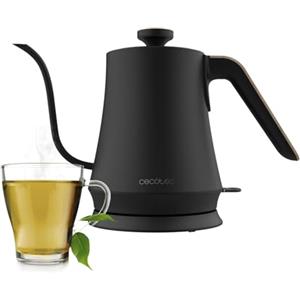 Cecotec Bollitore elettrico 1 Litri di capacità, Thermosense 500 Swan. 1200 W, riscaldamento rapido, filtro anticalcare, senza BPA e altri tossici, base girevole a 360°, design a forma di cigno