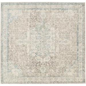 RugVista Nadia, Tappeto Moderno, Pelo Corto, 200 x 200 cm, Quadrato, Qualità cert. OEKO-TEX Standard 100, PP, Corridoio, Camera da Letto, Cucina, Salotto, Sala da Pranzo, Ufficio, Crema/Greige