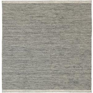 RugVista Serafina, Tappeto Kilim Moderno, Pelo Corto, 250 x 250 cm, Quadrato, Qualità cert. CARE & FAIR, Lana, Corridoio, Camera da Letto, Cucina, Salotto, Sala da Pranzo, Ufficio, Grigio scuro