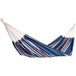 Detex Amaca da Giardino Portata 300kg 320x150cm Traspirante con Borsa di Trasporto Campeggio Blu