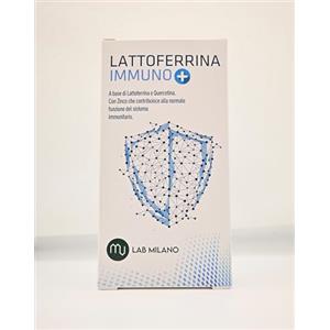 MY LAB MILANO LATTOFERRINA IMMUNO +,30 capsule, è un integratore alimentare per adulti a base di Zinco e quercetina. Supporta il sistema immunitario rinforzando le difese contro le minacce esterne.