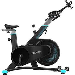 Cecotec DrumFit Indoor 7000 Magno - Bicicletta statica con resistenza magnetica, design compatto, silenzioso, sella e manubrio sportivi, ergonomica, schermo LCD, portabottiglie