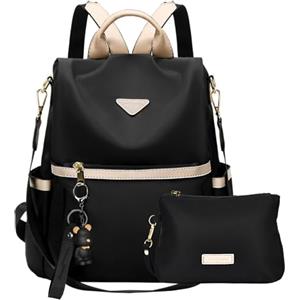 Leathario Zaino Donna Antifurto e Impermeabile, Zainetto, Zaini, Borsa Donna per Ufficio, Lavoro, Università, Viaggio