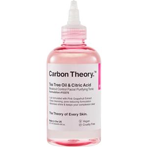 Carbon Theory Tonico Anti-Breakout con Olio di Melaleuca, Acido Citrico (AHA) e Vitamina E - Astringente pori, esfoliante delicato - Pelle grassa e mista, anti-imperfezioni