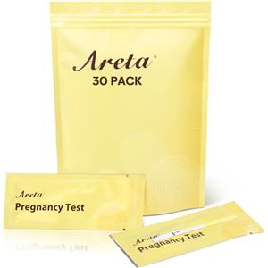 Areta 30 x Test di Gravidanza Precoce: Ultra Sensibile Test Gravidanza 10mIU/ml - Pregnancy Test Altamente Accurato per il Rilevamento Precoce della Gravidanza, 30 HCG Test