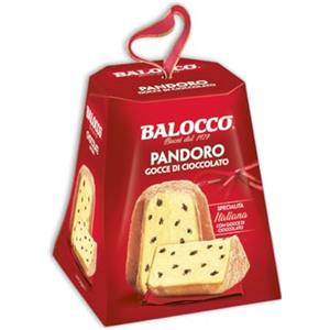 CAIYA Balocco Mini Pandoro Soffice con Gocce di Cioccolato Specialità Italiana 80g