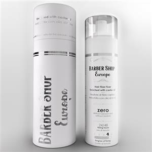 Barber Shop Europe Spray Fissante Fibre Capelli 200 ml - Lacca per Capelli Professionale Ecologica Senza Gas con Olio di Ricino - Spray Fissante per Fibre Cheratina per Capelli Uomo Donna - Volumizzante Capelli