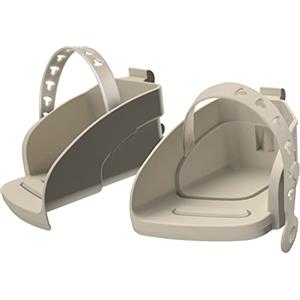 POLISPORT 8634400022 - Poggiapiedi + cinghie di ricambio per sedia modello GROOVY colore marrone caramello