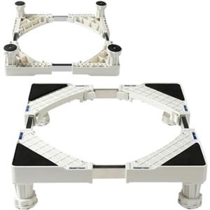 Generico Base portaoggetti for lavatrice, staffa rialzata, frigorifero, treppiede, ruota universale mobile, fondo(A)