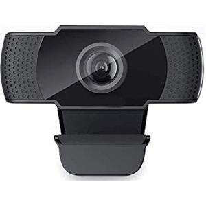 Omenluck - 1 telecamera 1080p FHD con microfono USB per videochiamate e conferenze online