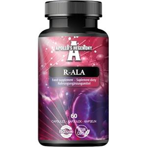 APOLLO'S HEGEMONY Acido R-Alfa Lipoico 200 mg per capsula - 60 capsule vegane - 2 mesi di fornitura - Supporta il metabolismo del glucosio e la salute mitocondriale - da Apollo's Hegemony