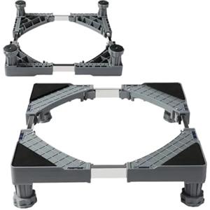 Generico Base portaoggetti for lavatrice, staffa rialzata, frigorifero, treppiede, ruota universale mobile, fondo(F)