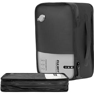EULANT 12'' Sacchetti Sottovuoto Professionali da Viaggio,Sacchi Sottovuoto da Viaggio per Valigia/Valigie/Zaini, Cerniera Ermetica IP67 & Grande Apertura & Impermeabile TPU