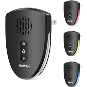 HNYGS-EU 3 Modalità Repellente Antizanzare Ultrasuoni, Per Topi per Insetti, Anti, Zanzare, Formiche, Ratti, Scarafaggi, Mosche, Sicuro per Umani e Animali Domestici, Controllo Parassiti Senza Chimici (4 Pack)