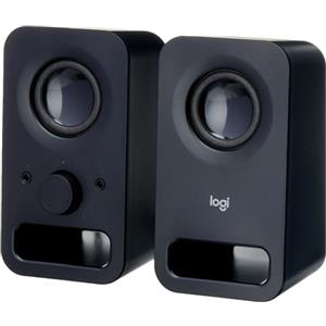 Logitech Z150 Casse PC, Ingresso Audio da 3,5 mm, Controlli ‎Integrati, Jack Per Cuffie, Presa UK, Computer/Smartphone/Tablet/Lettore Musicale - Nero Notte