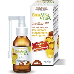 PALADIN PHARMA SpA Sanavita Gola Spray 30ml - Spray per il Benessere della Gola