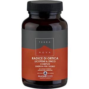 FORLIVE Srl Terranova Radice di Ortica, Licopene e Zinco Complex - Integratore per la Salute Maschile - 50 Capsule Vegetali