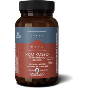 FORLIVE Srl Terranova Riso Rosso Fermentato Senza Statine Complex - Integratore per la Gestione Lipidica - 50 capsule vegetali