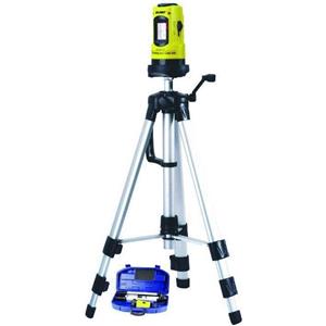 Vigor Livella Laser Autolivellante - Raggio d'azione 5m, Treppiede in Alluminio, Valigetta Inclusa