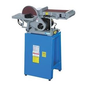 Fervi Levigatrice a Nastro e Disco Inclinabile con Banco - Dimensioni Nastro 1219x152mm, Disco Ø230mm, Peso 54Kg