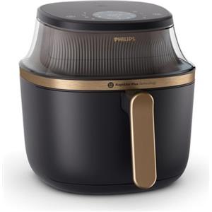 Philips serie 3000 NA332-00 Friggitrice ad Aria 6,2 Litri Potenza 1700W 12 Programmi Display LED Colore Nero