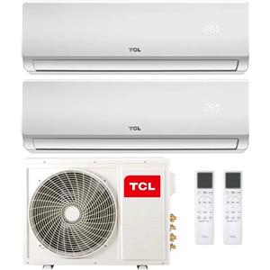 TCL CONDIZIONATORE TCL ELITE F2 DUAL SPLIT 9000+9000 BTU INVERTER R32 MT1821 A++ WIFI